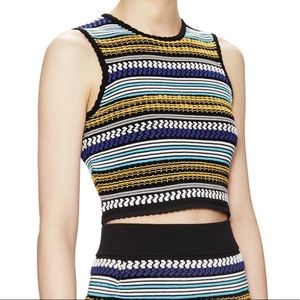 Ronny Kobo knit crop top - Size small